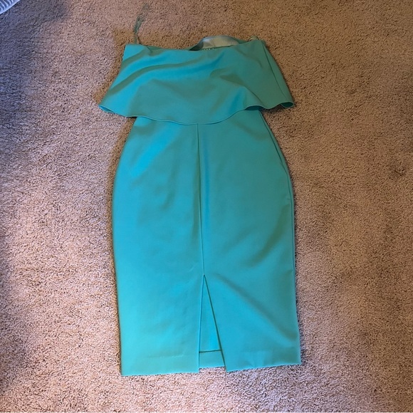 LIKELY DRIGGS DRESS - Size 6, Teal - Picture 3 of 4
